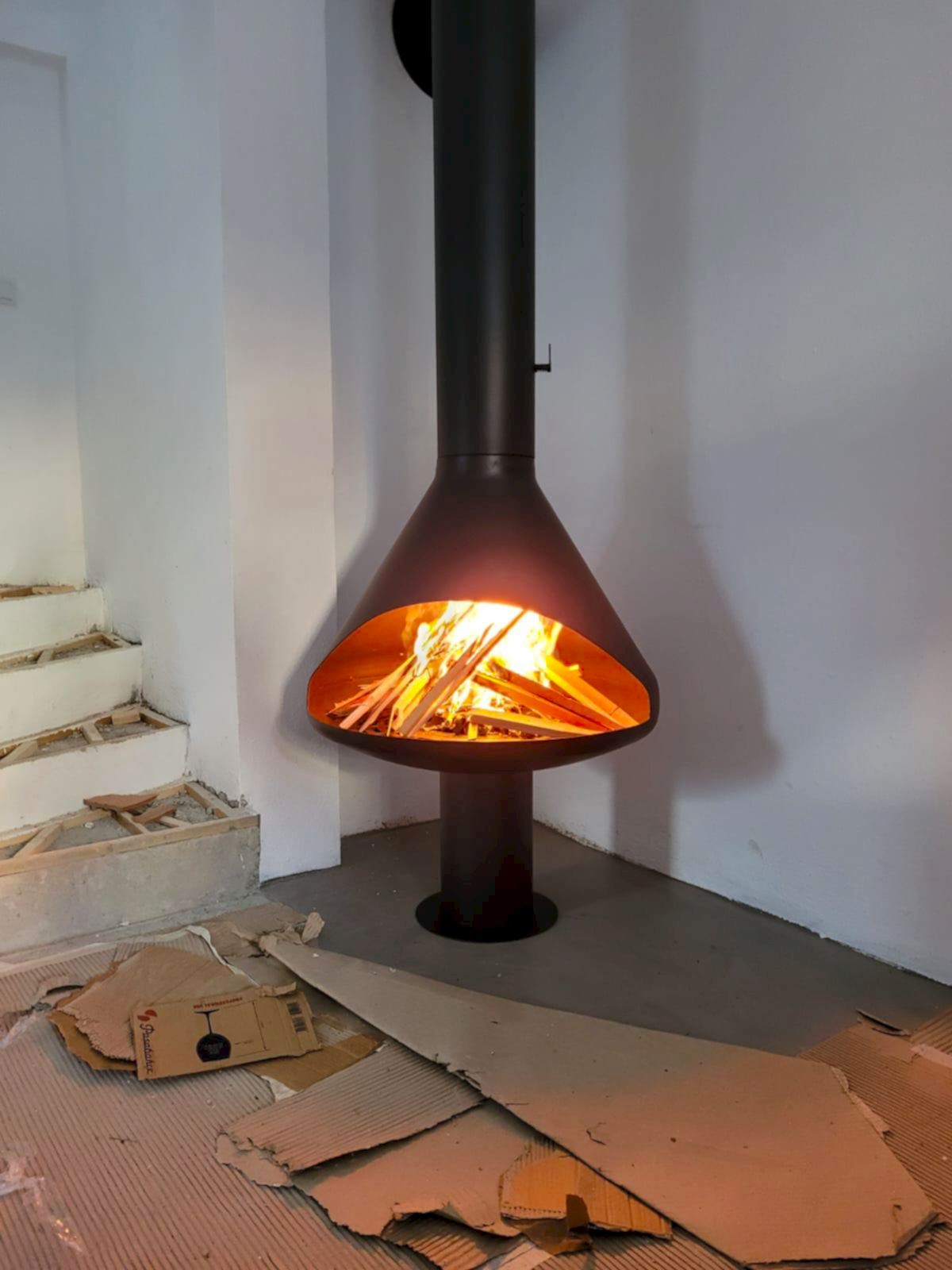 Huni Tipi Asma Şömine